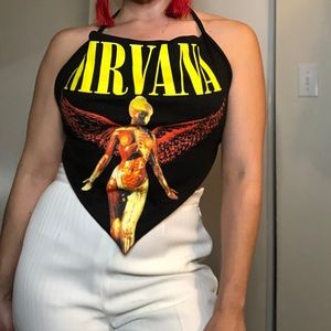 Triangle halter Nirvana top
